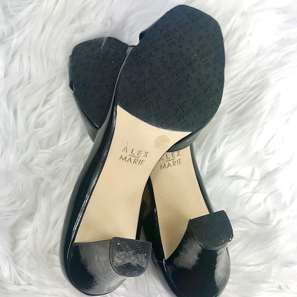 ALEX MARIE Peep Toe Heels, Size 7.5M - Picture 5 of 5